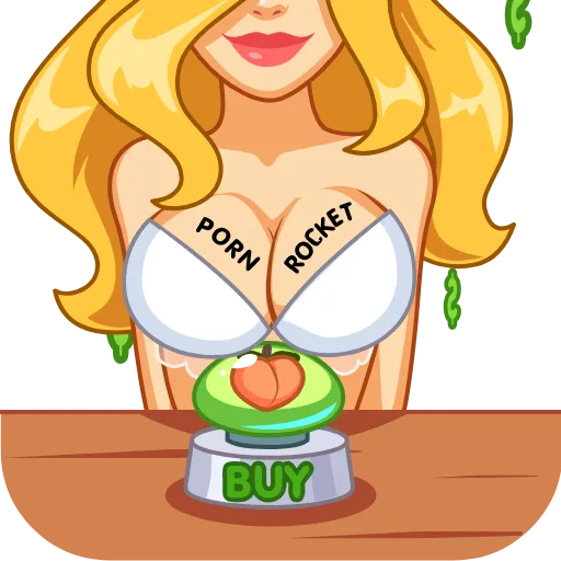 🟢 Эмодзи «PornRocket» для Telegram