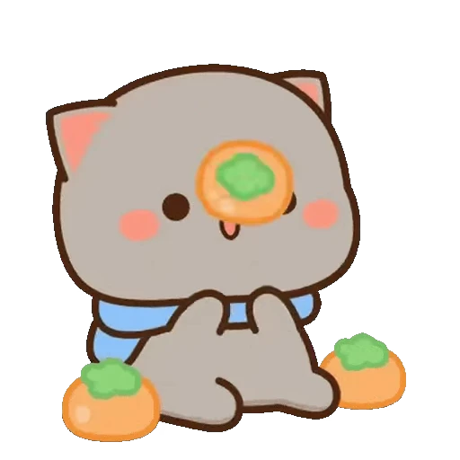 😊 Стикер «Mochi Mochi Peach Cat» для Telegram