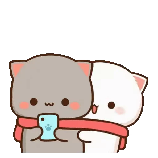 😊 Стикер «Mochi Mochi Peach Cat» для Telegram