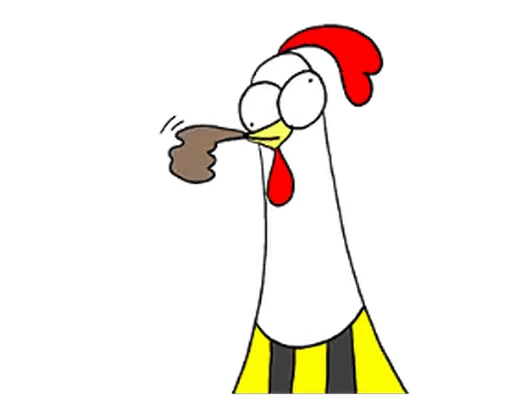 😊 Стикер «Chicken Bro Football» для Telegram