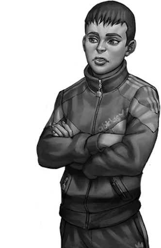 😦 Стикер «Персонажи Tiny Bunny» для Telegram
