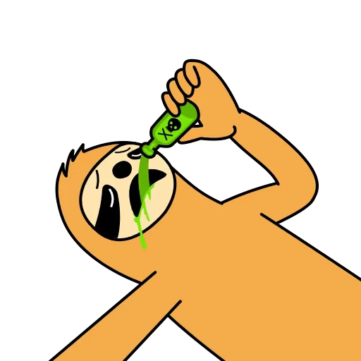 😵 Стикер «Money talks Lazy and Rich» для Telegram