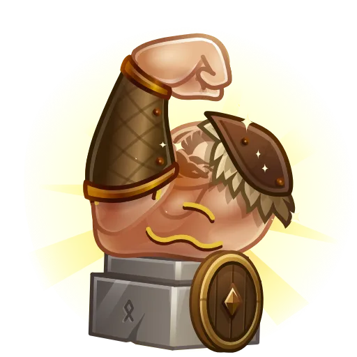 🎁 Эмодзи «Mighty Arm» для Telegram
