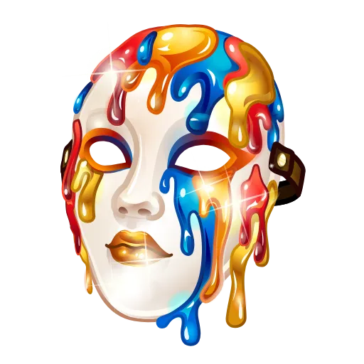 👺 Эмодзи «Myth Mask - эмодзи маски из новых нфт подарков тг» для Telegram