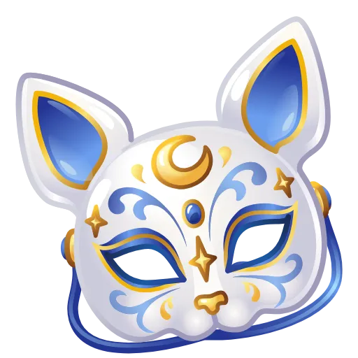👺 Эмодзи «Myth Mask - эмодзи маски из новых нфт подарков тг» для Telegram