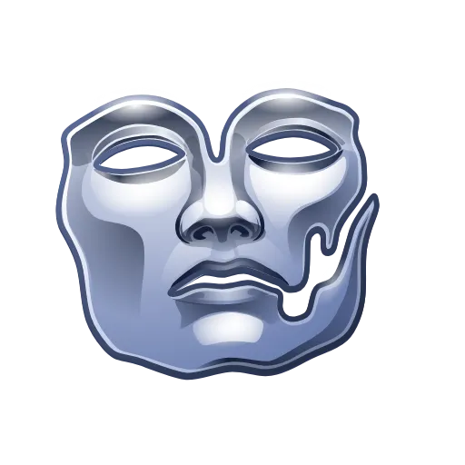 👺 Эмодзи «Myth Mask - эмодзи маски из новых нфт подарков тг» для Telegram