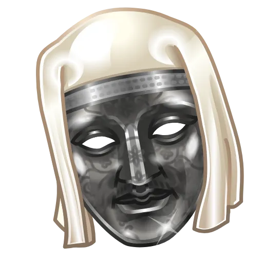 👺 Эмодзи «Myth Mask - эмодзи маски из новых нфт подарков тг» для Telegram