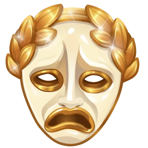 👺 Эмодзи «Myth Mask - эмодзи маски из новых нфт подарков тг» для Telegram