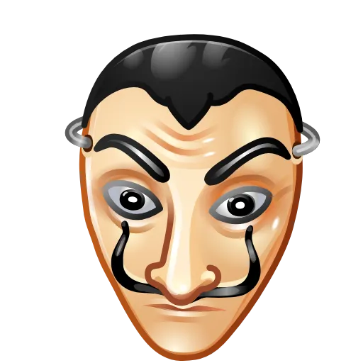 👺 Эмодзи «Myth Mask - эмодзи маски из новых нфт подарков тг» для Telegram