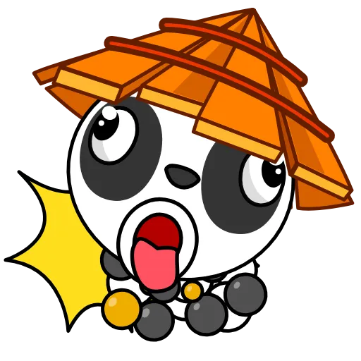 🫨 Эмодзи «Panda Warrior» для Telegram