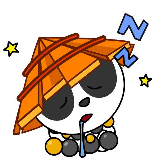 😴 Эмодзи «Panda Warrior» для Telegram