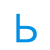 🤩 Эмодзи «Простой голубой шрифт» для Telegram