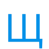 🤩 Эмодзи «Простой голубой шрифт» для Telegram