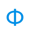 🤩 Эмодзи «Простой голубой шрифт» для Telegram