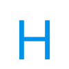 🤩 Эмодзи «Простой голубой шрифт» для Telegram