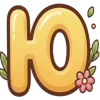 🤩 Эмодзи «Разноцветные нейро буквы» для Telegram