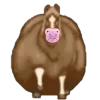 🤩 Эмодзи «Лошадь из тиктока» для Telegram