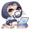 ☕️ Эмодзи «Нутри в школе» для Telegram
