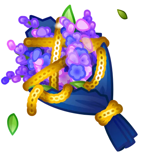 💐 Эмодзи «Pretty Posy» для Telegram