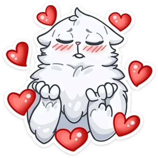❤️ Стикер «Снежик» для Telegram