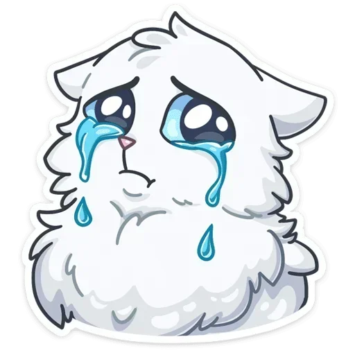 😭 Стикер «Снежик» для Telegram