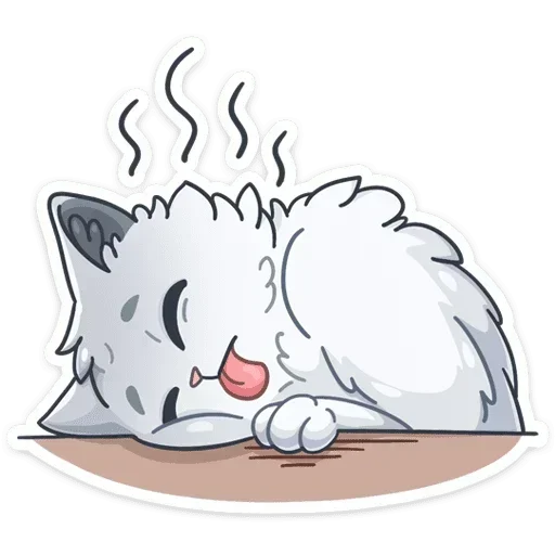 😴 Стикер «Снежик» для Telegram