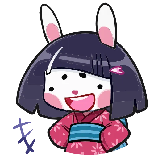 🤩 Эмодзи «Усагичи» для Telegram