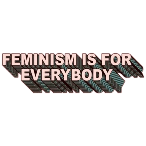 🌍 Стикер «FEMINISM» для Telegram