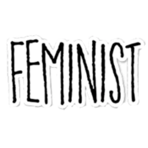 💪 Стикер «FEMINISM» для Telegram
