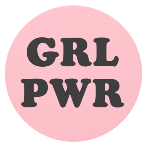 💪 Стикер «FEMINISM» для Telegram