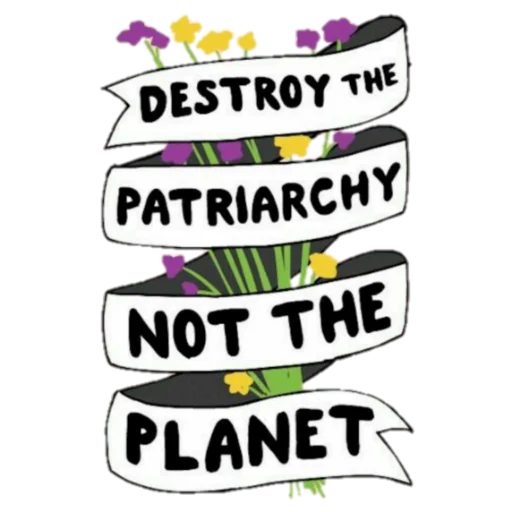 💐 Стикер «FEMINISM» для Telegram