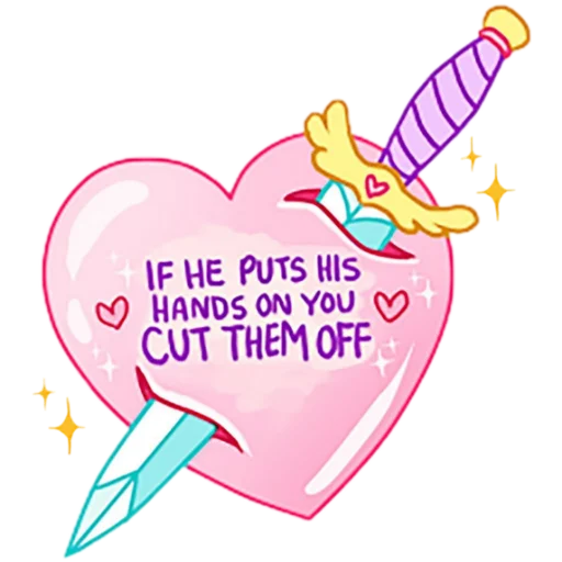🗡 Стикер «FEMINISM» для Telegram