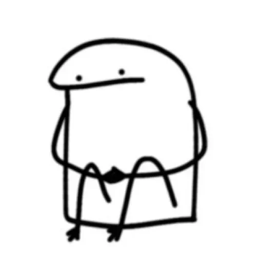😐 Стикер «Stickman» для Telegram
