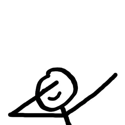 😌 Стикер «Stickman» для Telegram