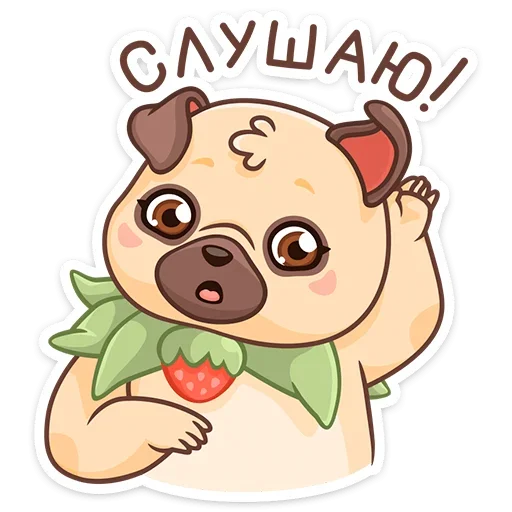 👂 Стикер «Падди» для Telegram