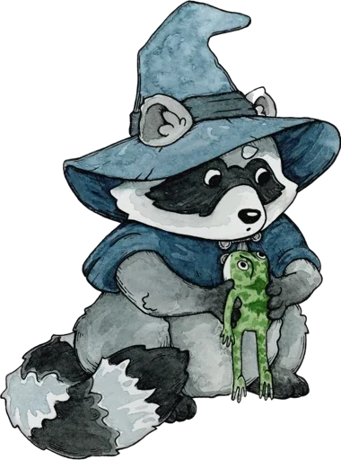 🦝 Стикер «Paige Tompkins draws» для Telegram