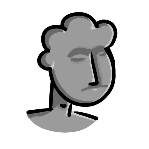 🗿 Стикер «Крутые чуваки» для Telegram