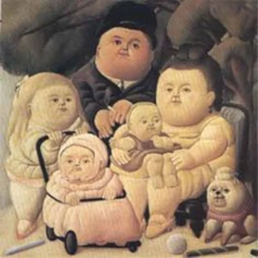 👨‍👩‍👧‍👧 Стикер «Paintings Art n.2» для Telegram