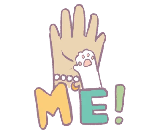 🤚 Стикер «paleyyie» для Telegram