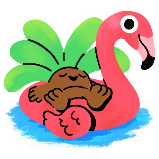 🌓 Стикер «Palmtree» для Telegram
