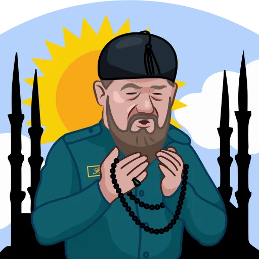 Стикерпак Кадыров для Telegram — скачать