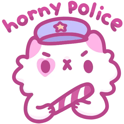 🥵 Эмодзи «Кошечка Смешнявка» для Telegram