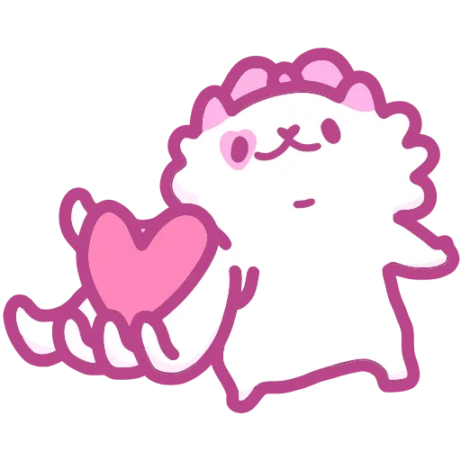 ❤️ Эмодзи «Кошечка Смешнявка» для Telegram