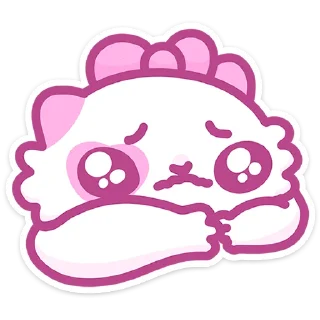 🥺 Стикер «Кошечка Смешнявка» для Telegram