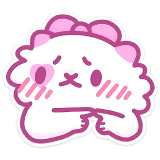 🥺 Стикер «Кошечка Смешнявка» для Telegram