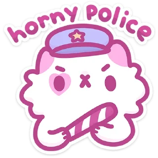 🥵 Стикер «Кошечка Смешнявка» для Telegram