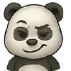😏 Эмодзи «😍 Набор эмоджи с эмоциями панды» для Telegram