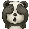 🙈 Эмодзи «😍 Набор эмоджи с эмоциями панды» для Telegram