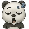 😴 Эмодзи «😍 Набор эмоджи с эмоциями панды» для Telegram