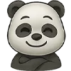 😊 Эмодзи «😍 Набор эмоджи с эмоциями панды» для Telegram